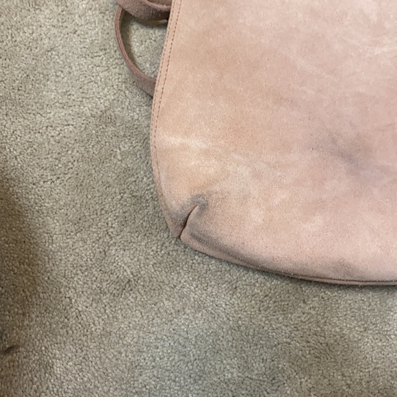 Madewell pink suede small transporter hare to find - Picture 10 of 11